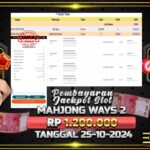 BUKTI JACKPOT SLOT MAHJONG WAYS 2 TERPERCAYA DI INDONESIA TGL 25-01-2025