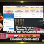 BUKTI JACKPOT SLOT GATES OF OLYMPUS 1000 TERPERCAYA DI INDONESIA TGL 05-02-2025