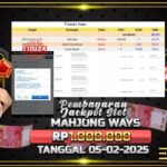 BUKTI JACKPOT SLOT MAHJONG WAYS TERPERCAYA DI INDONESIA TGL 05-02-2025