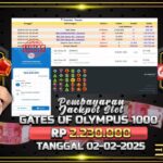 BUKTI JACKPOT SLOT GATES OF OLYMPUS 1000 TERPERCAYA DI INDONESIA TGL 02-02-2025