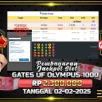 BUKTI JACKPOT SLOT 15.000 X MANIA 1000 TERPERCAYA DI INDONESIA TGL 02-02-2025