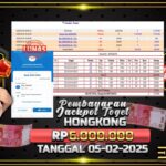 BUKTI JACKPOT TOGEL HONGKONG TERPERCAYA DI INDONESIA TGL 05-02-2025