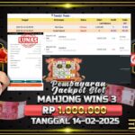 BUKTI JACKPOT SLOT MAHJONG WINS 3 TERPERCAYA DI INDONESIA TGL 14-02-2025