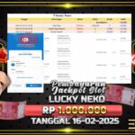 BUKTI JACKPOT SLOT LUCKY NEKO TERPERCAYA DI INDONESIA TGL 16-02-2025