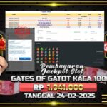 BUKTI JACKPOT SLOT GATES OF GATOT KACA 1000 TERPERCAYA DI INDONESIA TGL 24-02-2025