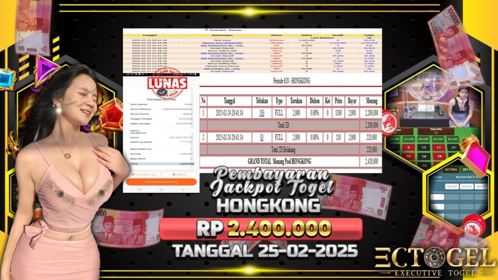 BUKTI JACKPOT TOGEL HONGKONG TERPERCAYA DI INDONESIA TGL 25-02-2025