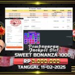 BUKTI JACKPOT SLOT SWEET BONANZA 1000 TERPERCAYA DI INDONESIA TGL 11-02-2025