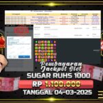 BUKTI JACKPOT SLOT SUGAR RUSH 1000 TERPERCAYA DI INDONESIA TGL 04-03-2025