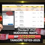 BUKTI JACKPOT SLOT GATES OF OLYMPUS TERPERCAYA DI INDONESIA TGL 02-03-2025