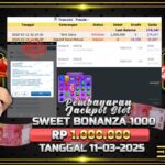 BUKTI JACKPOT SLOT SWEET BONANZA 1000 TERPERCAYA DI INDONESIA TGL 11-03-2025