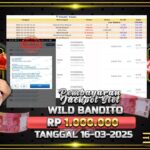 BUKTI JACKPOT SLOT WILD BANDITO TERPERCAYA DI INDONESIA TGL 16-03-2025