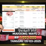 BUKTI JACKPOT SLOT MAHJONG WAYS 2 TERPERCAYA DI INDONESIA TGL 05-03-2025