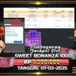 BUKTI JACKPOT SLOT SWEET BONANZA 1000 TERPERCAYA DI INDONESIA TGL 01-03-2025