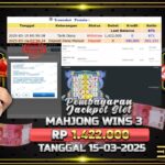 BUKTI JACKPOT SLOT MAHJONG WINS 3 TERPERCAYA DI INDONESIA TGL 15-03-2025