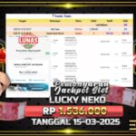 BUKTI JACKPOT SLOT LUCKY NEKO TERPERCAYA DI INDONESIA TGL 15-03-2025