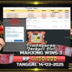 BUKTI JACKPOT SLOT MAHJONG WINS 3 TERPERCAYA DI INDONESIA TGL 14-03-2025