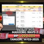 BUKTI JACKPOT SLOT MAHJONG WAYS 2 TERPERCAYA DI INDONESIA TGL 14-03-2025