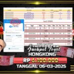 BUKTI JACKPOT TOGEL HONGKONG TERPERCAYA DI INDONESIA TGL 06-03-2025