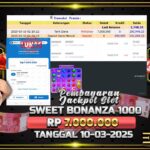 BUKTI JACKPOT SLOT SWEET BONANZA 1000 TERPERCAYA DI INDONESIA TGL 10-03-2025